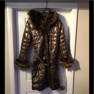 Belle Fare Raccoon Coat